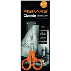 Fiskars 9881 tijera de escritorio y manualidades Corte recto Metálico, Naranja