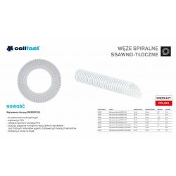 C. SUCTION AND PRESSURE HOSE FOR PUMPS 25mm x 25mb COLOURLESS ENERGO-FLEX