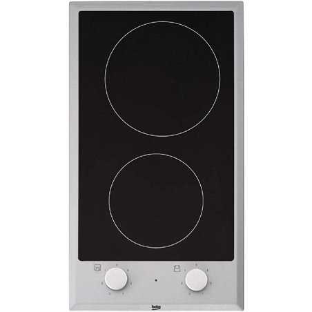 Beko HDCC 32200 X Electric Ceramic Hob 30cm 2 zones Silver