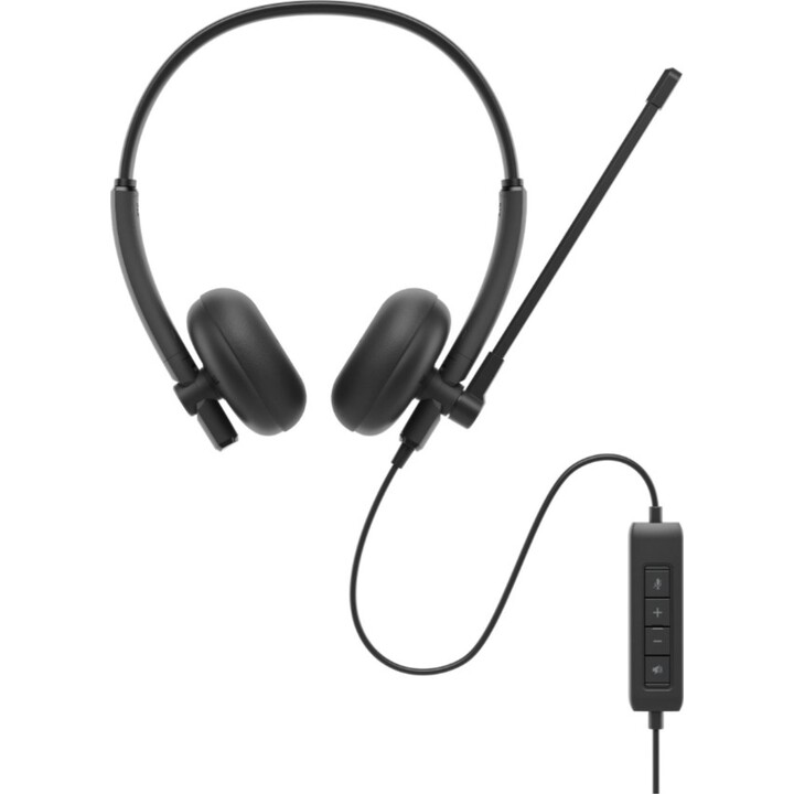 Dell WH125, casque câblé, noir