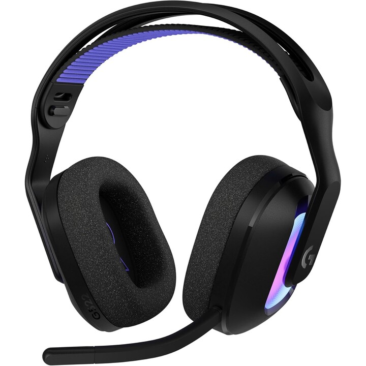 Logitech G G522 Aurione da gioco wireless LightSpeed, LightSync RGB, Black