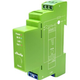 Shelly Relais "Pro Dimmer 1PM" LED/Glühbirne WLAN LAN BT guida DIN