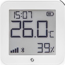 Shelly H&T Gen 3 Sensor inalámbrico de temperatura y humedad Bluetooth Wi-Fi