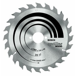 BOSCH SAW OPTI. WOOD 160x20/16x24z x2.6