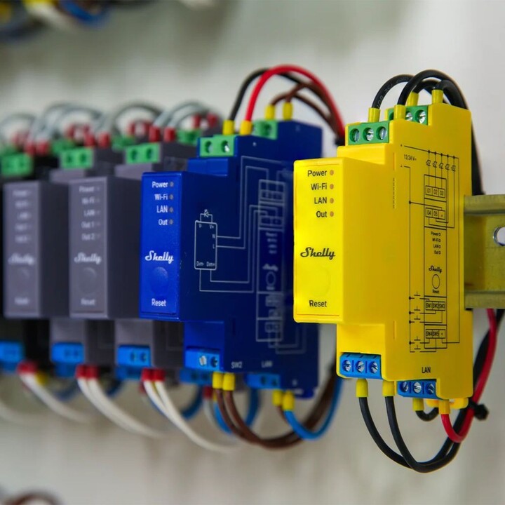 Shelly Relé "Pro RGBWW PM" WLAN LED Controlador de Luz LAN BT