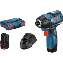 BOSCH. CHAVE DE FENDA DE IMPACTO. GDR 12V-110 2x3,0Ah 110Nm LB