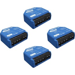 Shelly 1 Gen3 Relé/controlador de conducto de 1 canal WiFi/Bluetooth 4 piezas