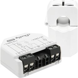 Shelly EM Gen3 Contador de energía monofásico + transformador de 50 A WiFi/Bluetooth