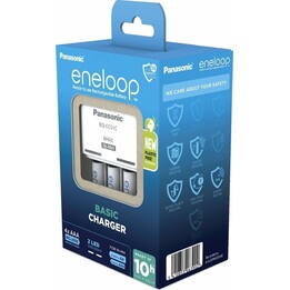 Panasonic Basisladegerät + 4X AAA Eneloop 800 Mah