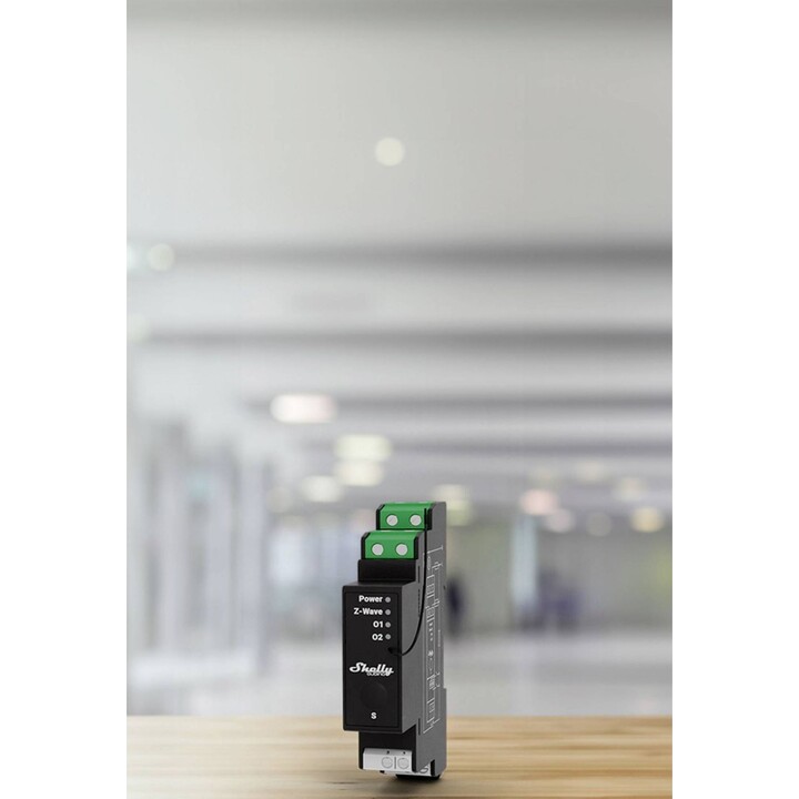Shelly Relais "Wave Pro 2PM" max 25A Z-Wave DIN-Rail