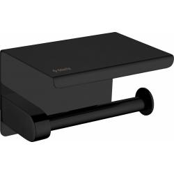 Soporte de pared Deante ADR_N221 con estante para papel higiénico Negro