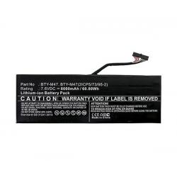 Batería compatible para portátil MSI GS40 7.6V / 8000mAh / MBXMSI-BA0009
