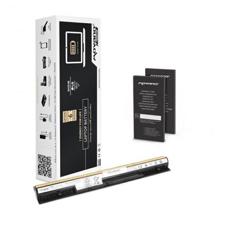 Batería compatible para portátil LENOVO L12L4A02 14.4V 3200mAh Movano Premium