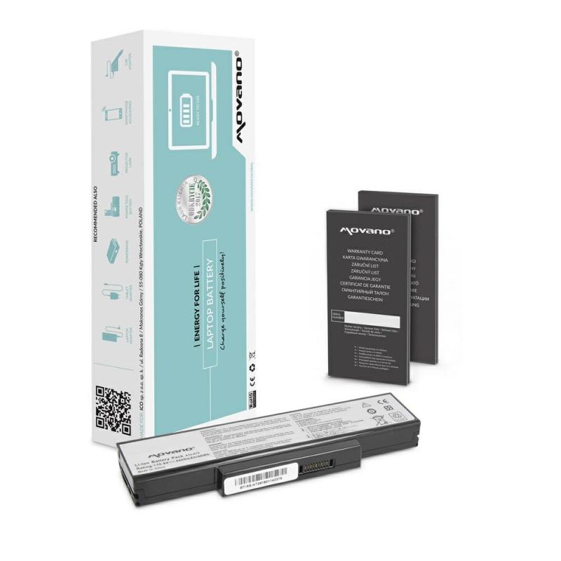 Batterie compatible pour ordinateur portable ASUS A32-K72 10,8 V 4 400 mAh Movano