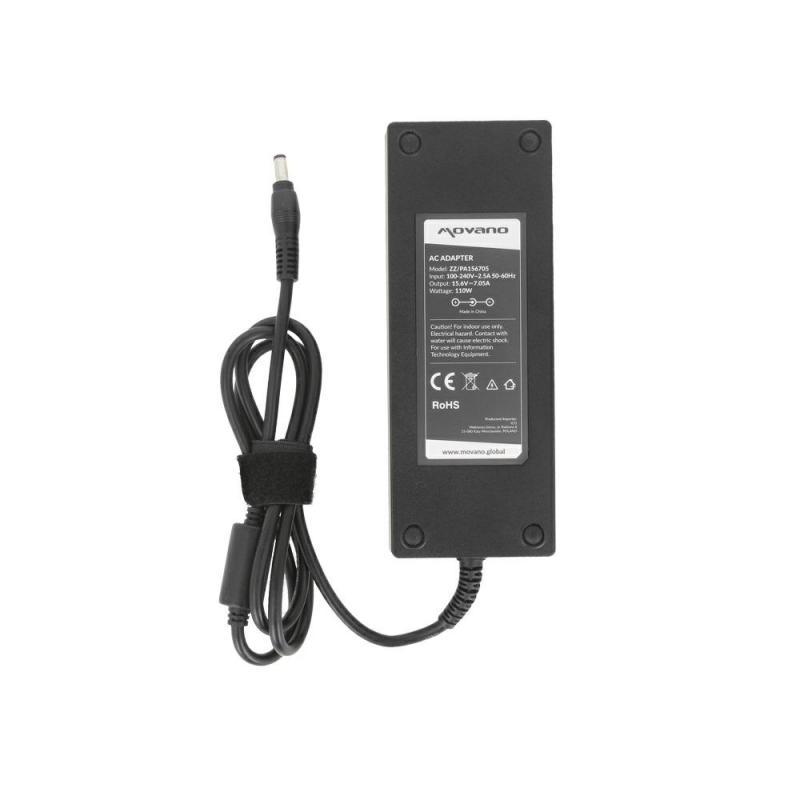 Cargador para portátil Panasonic 110W 15.6V 7.05A 5.5 mm x 2.5 mm Movano