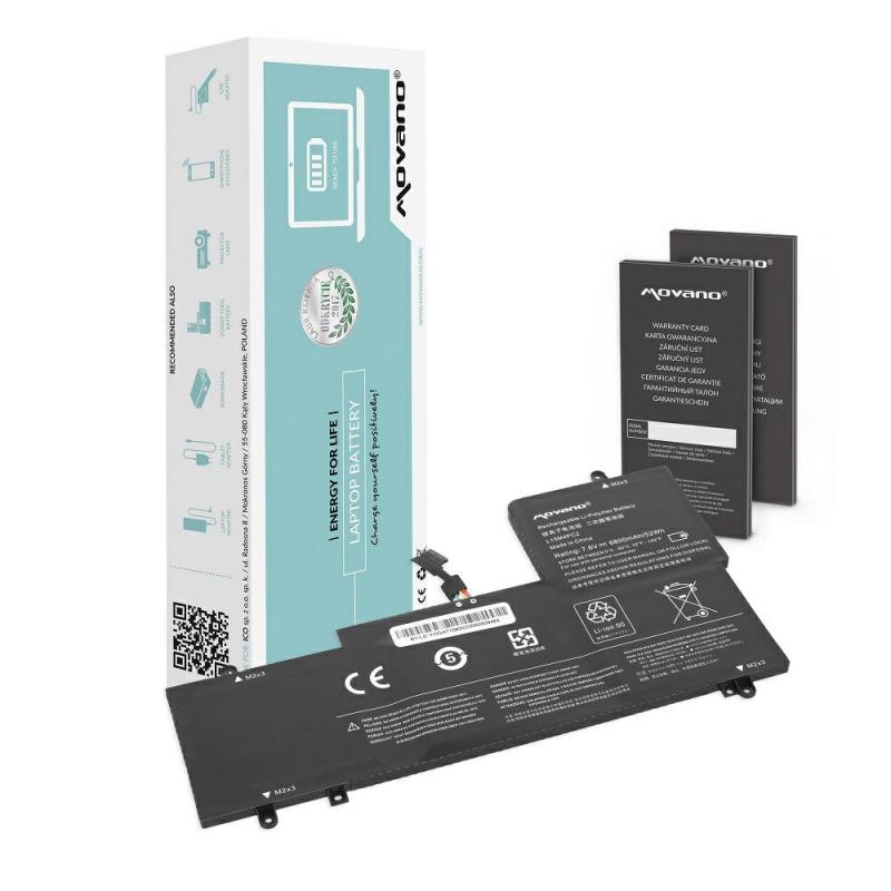 Kompatibler Akku für LENOVO L15L4PC2 7,6 V 6800 mAh Movano-Laptop