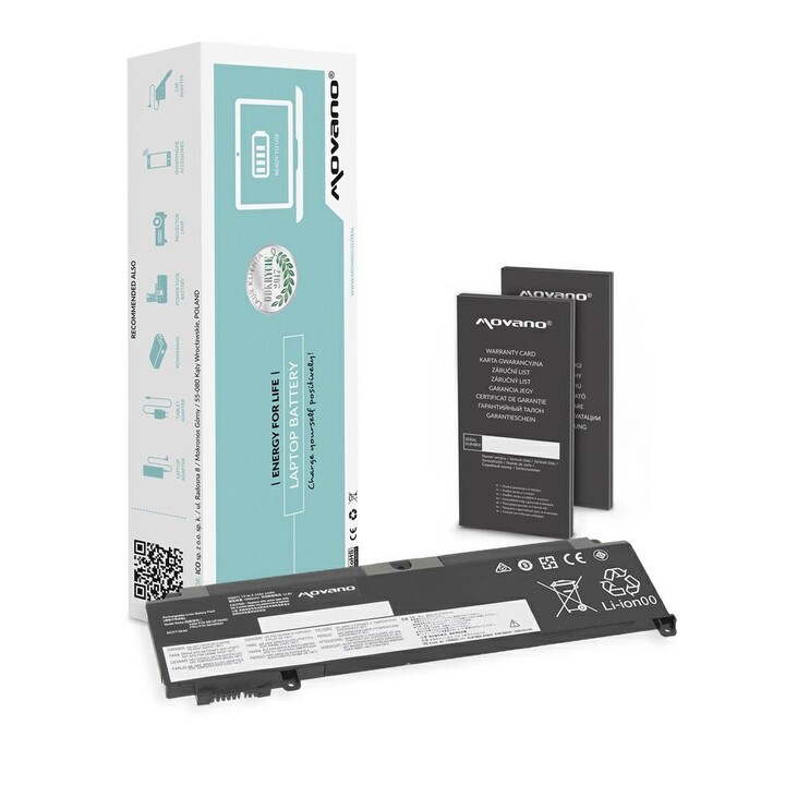 Compatible laptop battery for LENOVO T460S / T470S 11.1v 2140 mAh Movano