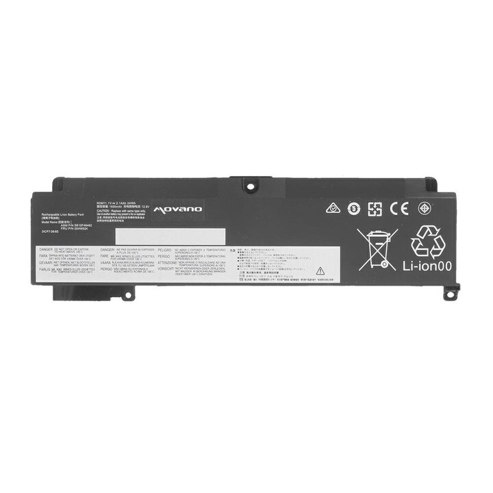 Compatible laptop battery for LENOVO T460S / T470S 11.1v 2140 mAh Movano