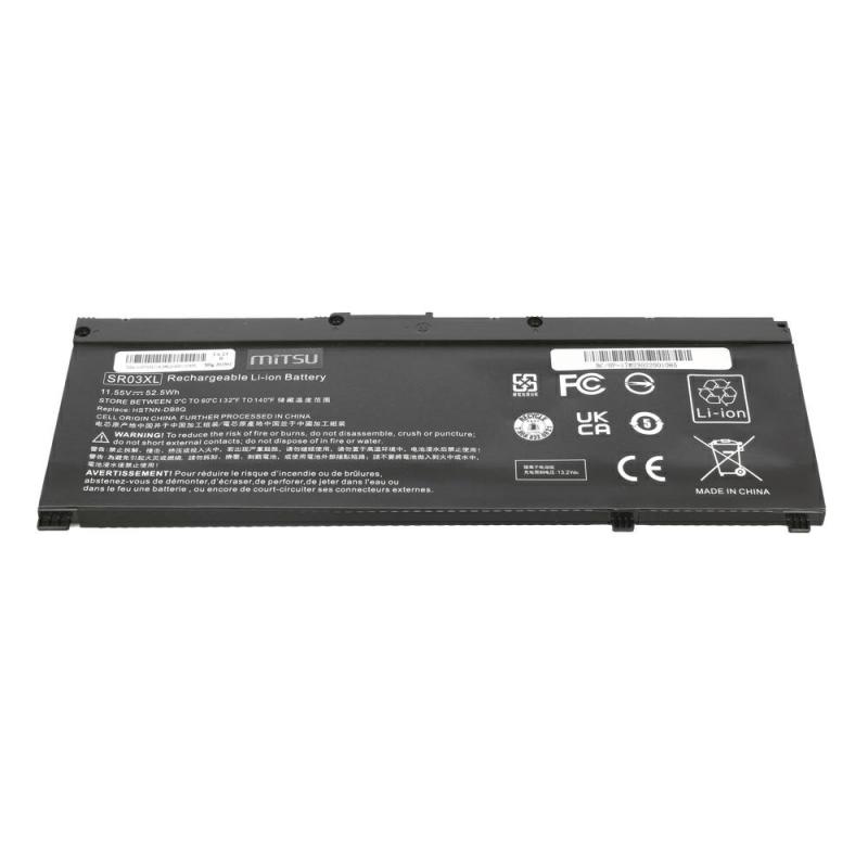 Batería compatible para portátil HP SR03XL 11.55V 4545mAh Mitsu