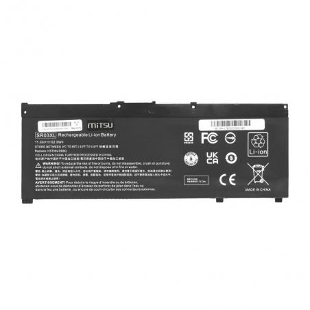 Batería compatible para portátil HP SR03XL 11.55V 4545mAh Mitsu