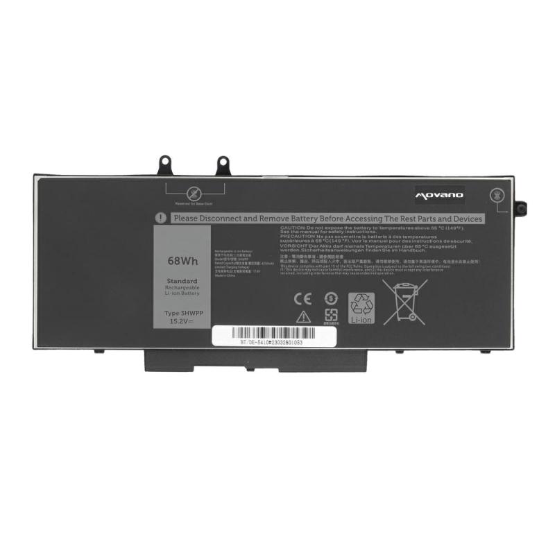 Batería compatible para portátil DELL 5410 15.2v 4250 mAh Movano