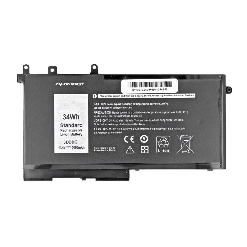 Batería compatible para portátil DELL Latitude E5280 11.4V 3000 mAh Movano