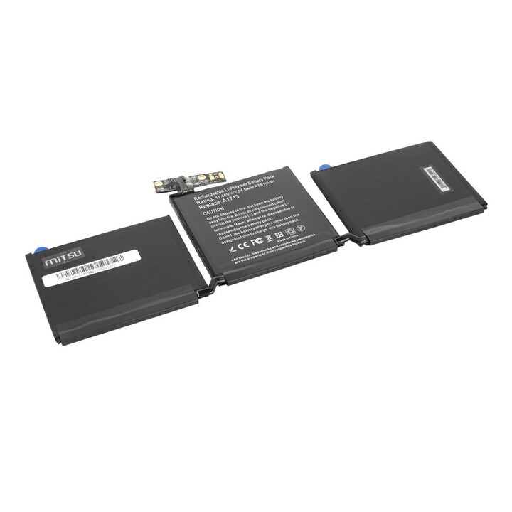 Kompatibler Akku für Apple A1713, A1708 (Ende 2016 / Mitte 2017) 11,4 V 54,5 Wh Mitsu Laptop