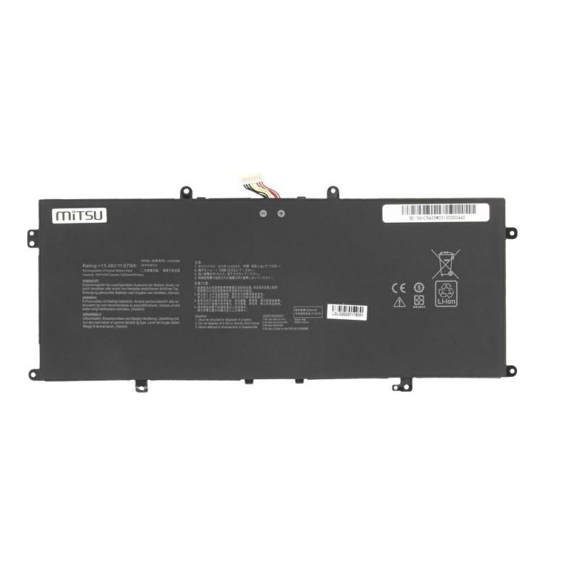 Batería compatible para portátil ASUS C41N1904 15.48V 4347mAh Mitsu