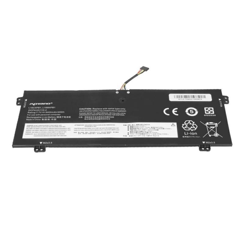 Batería compatible para portátil LENOVO L16C4PB1 7.7V 6400mAh Movano