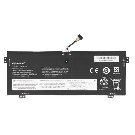 Batería compatible para portátil LENOVO L16C4PB1 7.7V 6400mAh Movano