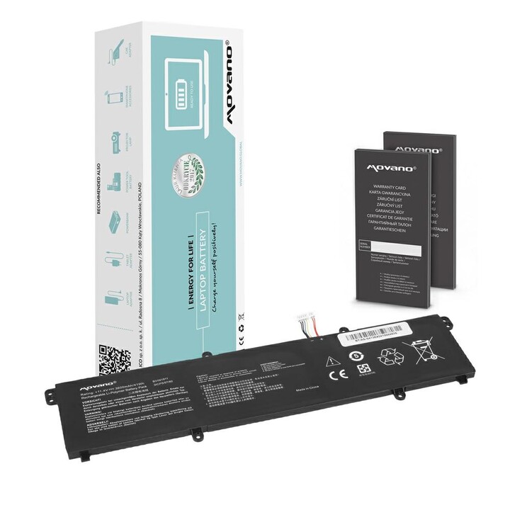 Kompatibler Akku für ASUS B31N1911 11,4 V 3600 mAh Movano Laptop