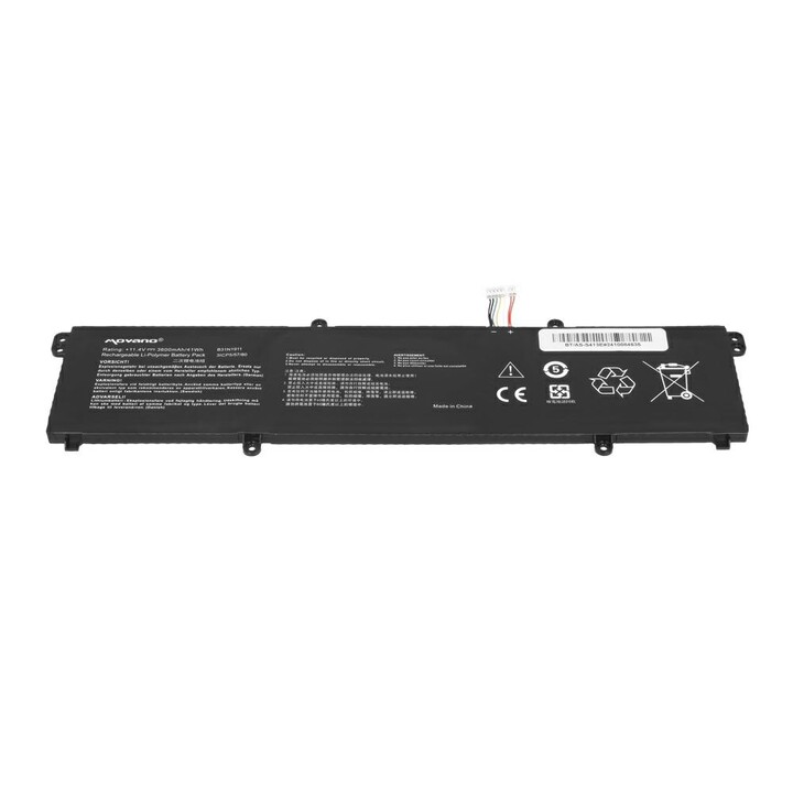 Batería compatible para portátil ASUS B31N1911 11.4V 3600mAh Movano
