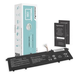 Kompatibler Akku für ASUS C31N1905, 11,55 V, 3400 mAh, Movano-Laptop
