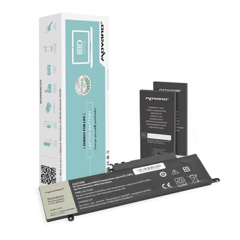 Batteria compatibile per laptop DELL Inspiron 13 7347 11.1v 3500 mAh Movano
