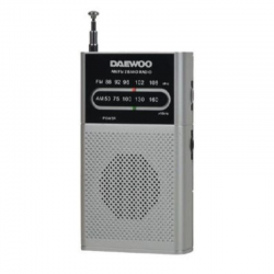 Daewoo DW1027/ Silver Portable Radio