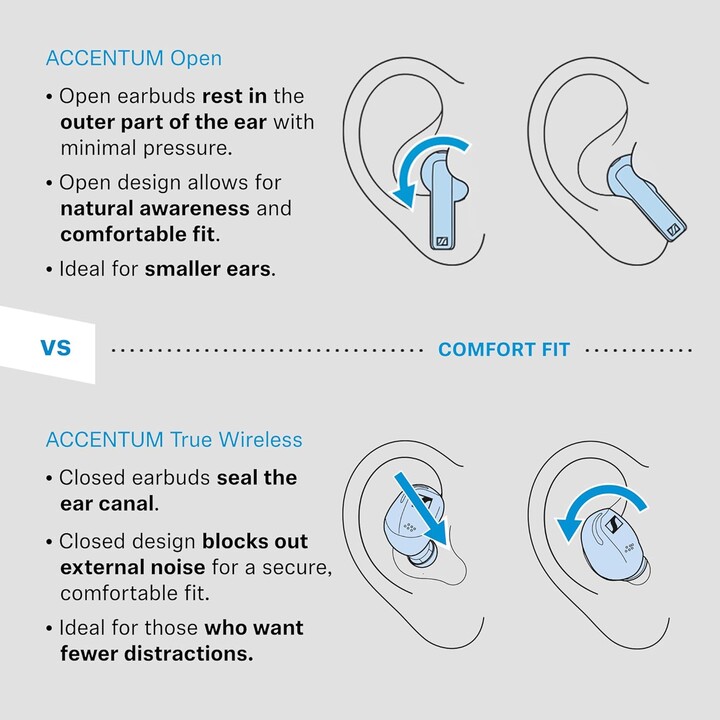 Sennheiser Accentum Open TWS Black