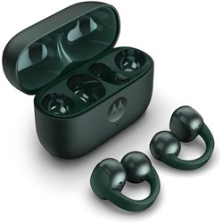 Fones de ouvido sem fio Motorola Moto Buds Loop para chamadas/música/esporte/uso diário Bluetooth verde