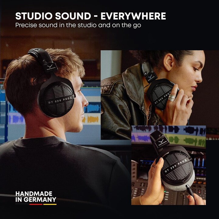 beyerdynamic DT 990 PRO X Open-Back Studio Headphones for Critical Listening and Editing