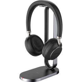 YEALINK BH76 Plus wireless UC headset with charging stand, black