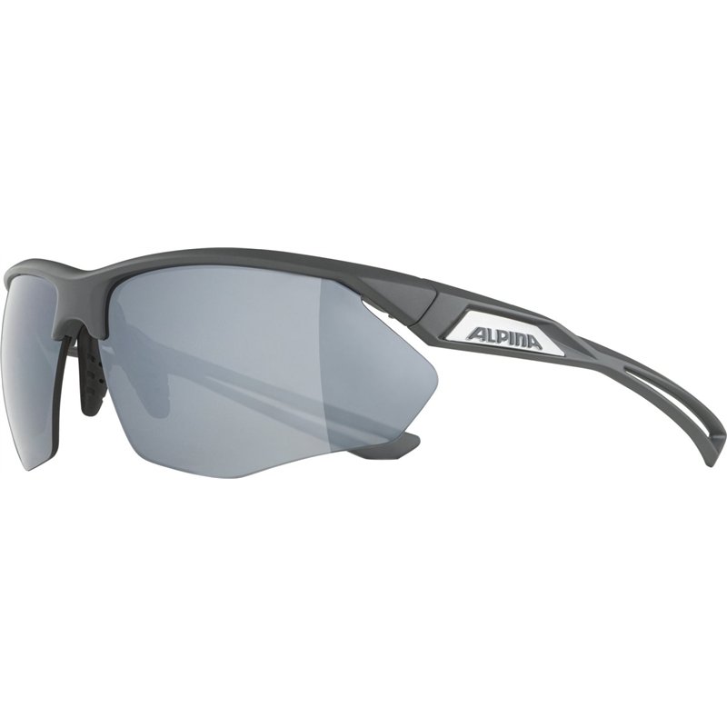 Alpina Nylos Hr Glasses Color Midnight Gray Gray Matt Glass Silver Mirror Cat.3