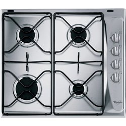 Placa de gas Whirlpool AKM 268/IX 4 zonas Plata