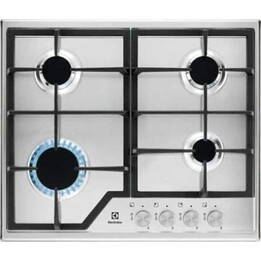 Trangle de cuisson à gaz Electrolux EGS6426SX 4 Zone Silver