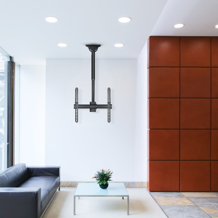Tooq LPCE1155TSLI-B Supporto da soffitto regolabile / inclinabile / allungabile per TV 32-55 '/ fino a 50 kg