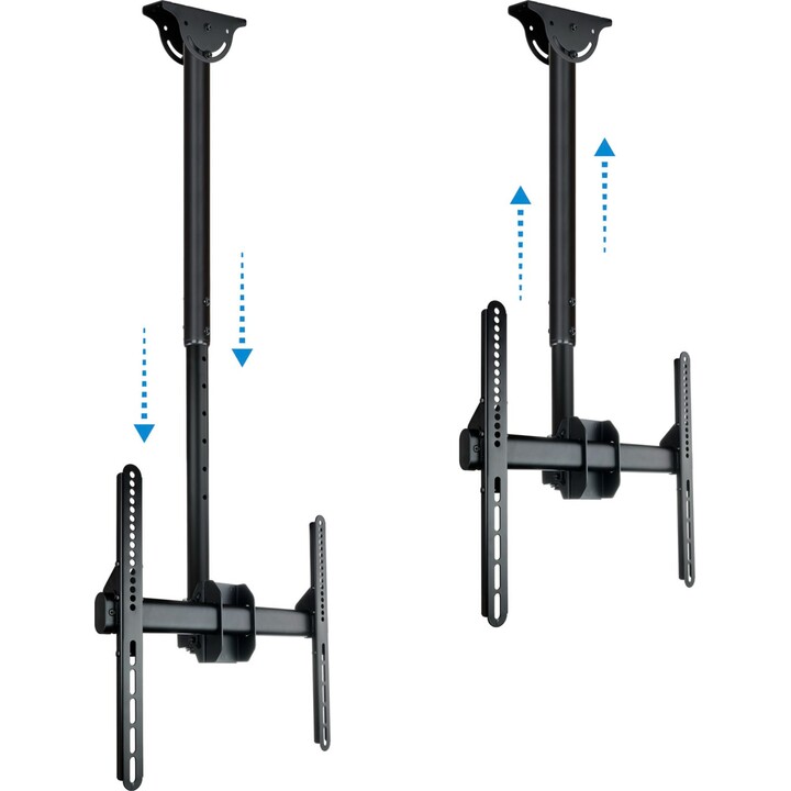 Tooq LPCE1155TSLI-B Adjustable / Tilting / Extendable Ceiling Mount for TV 32-55 '/ up to 50kg