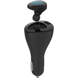 Kruger e Matz Traveler K1, fone de ouvido Bluetooth com carregador de carro