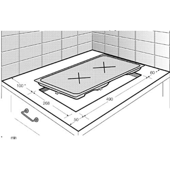 Beko hdmc 32400 tx hob de cerâmica 2 zonas pretas