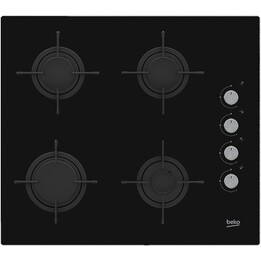 Beko hob hilg64120s 4 zones 60 cm noir