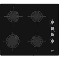 Placa de Gas Beko HILG64120S 4 zonas 60cm Negro