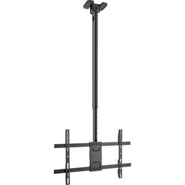 TooQ LPCE1186TSLI-XL-B Supporto da soffitto girevole/inclinabile/livellante per TV da 43-86 /fino a 60 kg