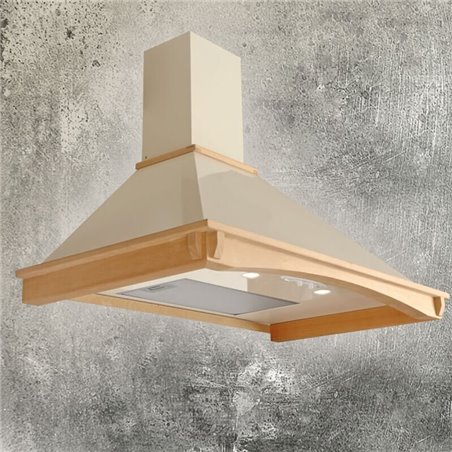 Campana Rustica de Pared Akpo WK-4 Beige Madera